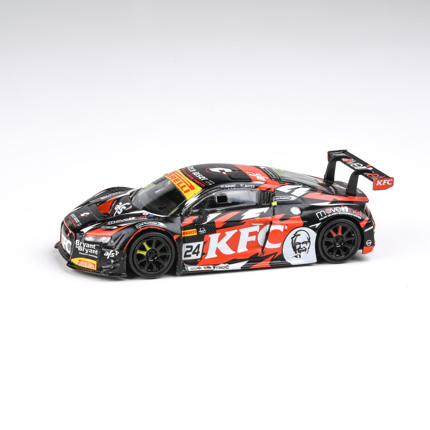 1:64 Audi R8 LMS 2015 - 2018 Australian GT #24 P1 Bates / Daniel