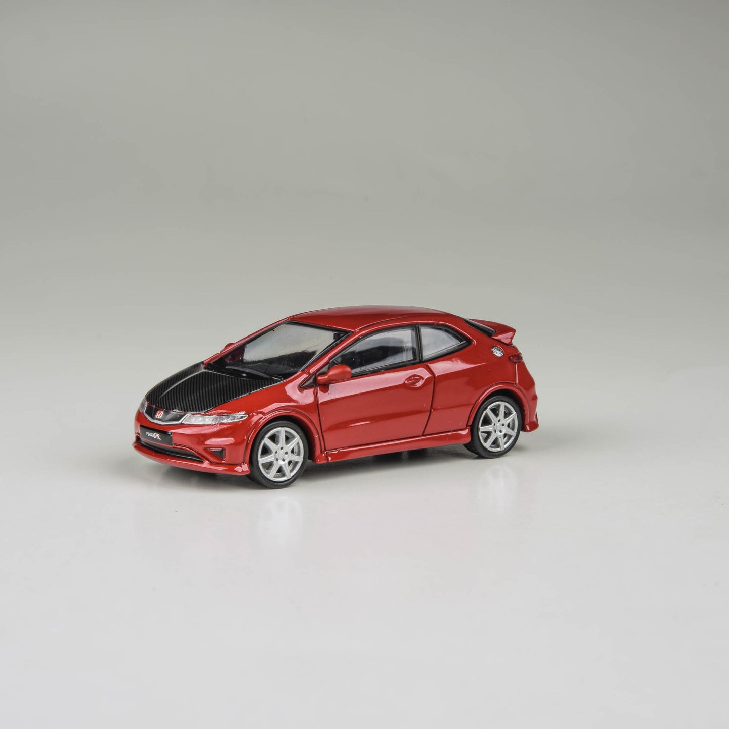 1:64 Honda 2007 Civic Type R FN2 Euro - Milano Red w/Carbon Hood