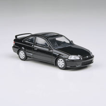 Load image into Gallery viewer, 1:64 1999 Honda Civic Si EM1 - Flamenco Black / Taffeta White
