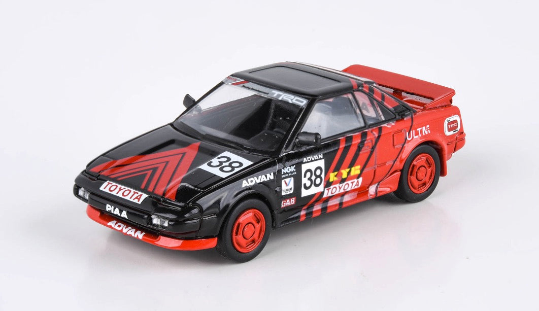 1:64 1985 Toyota MR2 MK1 White and Silver / Autocross Livery