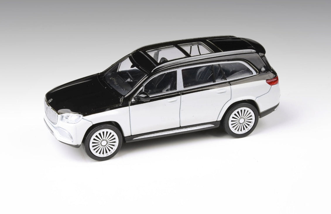 1:64 Mercedes-Maybach GLS 600 Red / Black over White