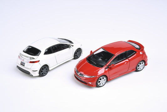 1:64 Honda 2007 Civic Type R FN2 Euro Milano Red / Championship White