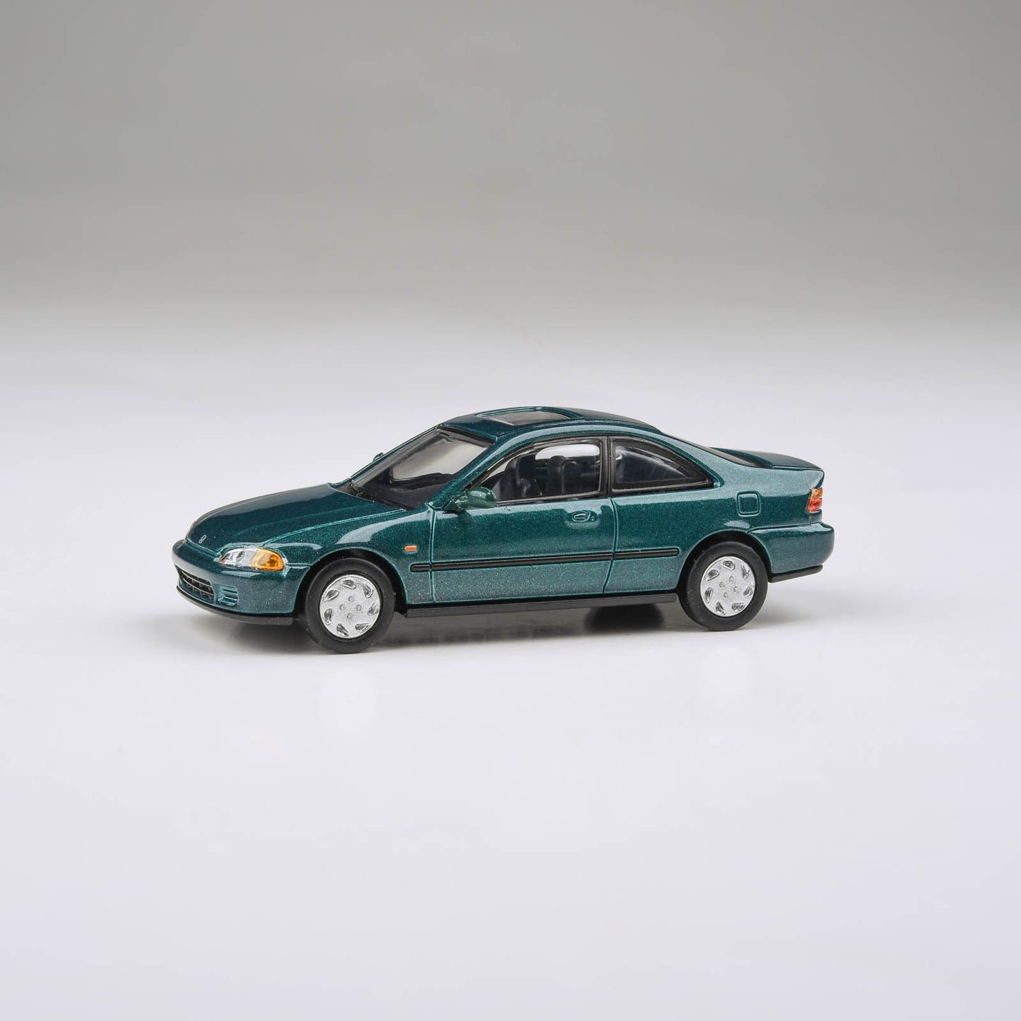 1:64 1995 Honda Civic Coupe EJ1 Paradise Blue Green