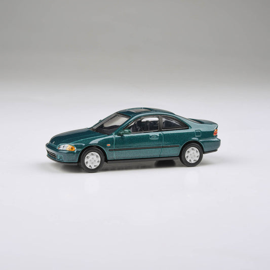 1:64 1995 Honda Civic Coupe EJ1 Paradise Blue Green