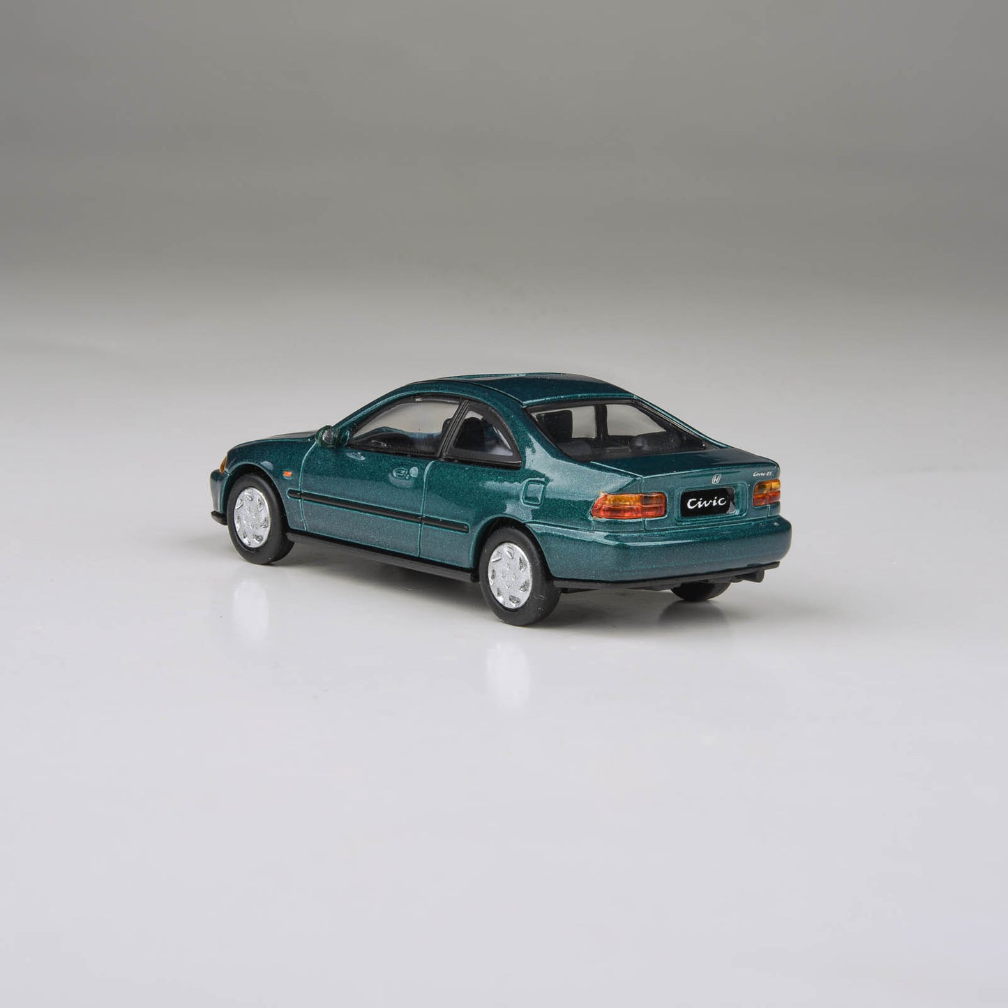 1:64 1995 Honda Civic Coupe EJ1 Paradise Blue Green