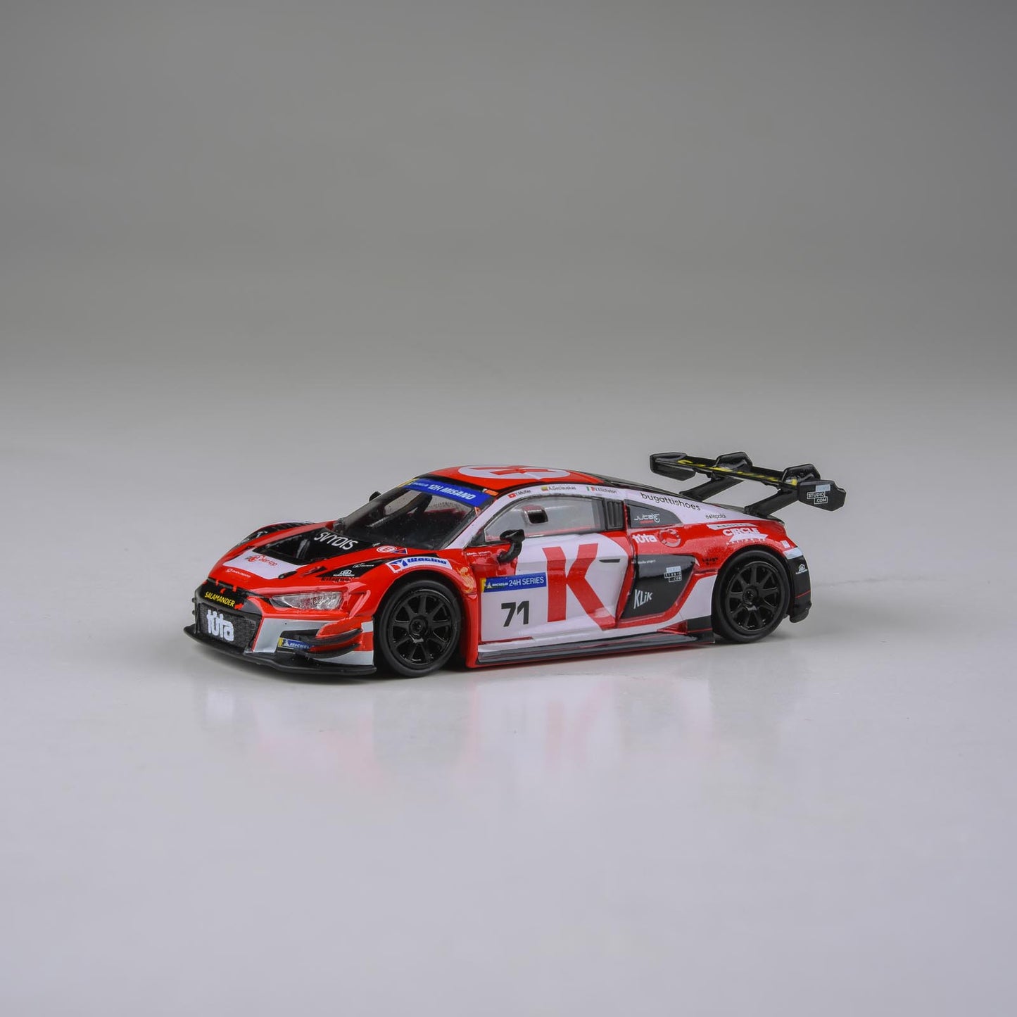 1:64 Audi R8 LMS GT3 evo II 2025 12H of Misano Juta Racing #71