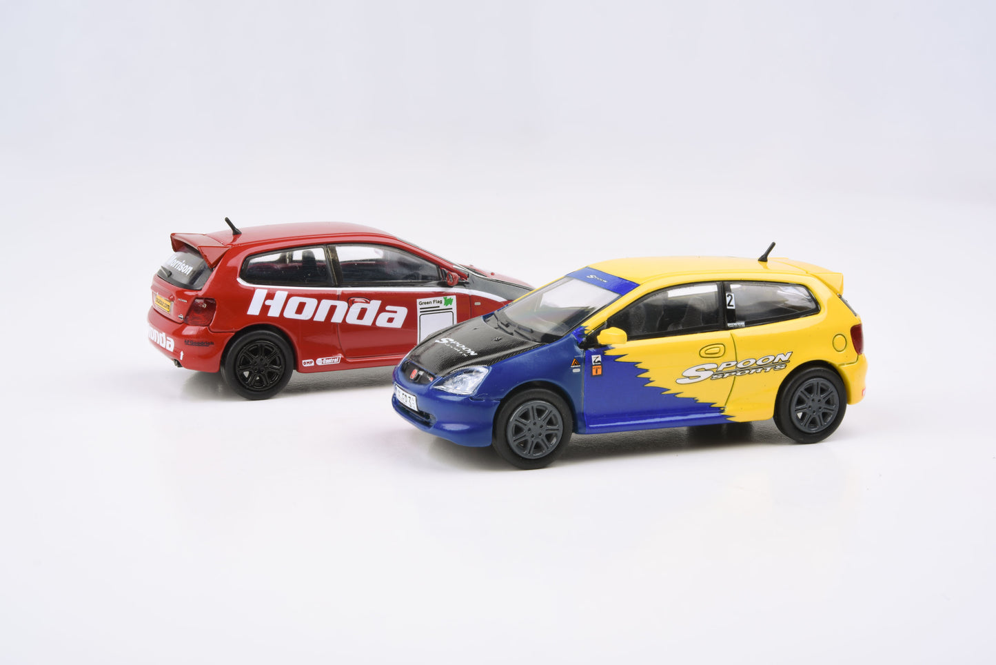 1:64 Honda 2001 Civic Type R EP3 - Spoon Livery / BTCC Honda Racing