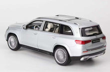 Load image into Gallery viewer, 1:18 Scale 2020 Mercedes-Maybach GLS 600 - Silver / Gold over Black

