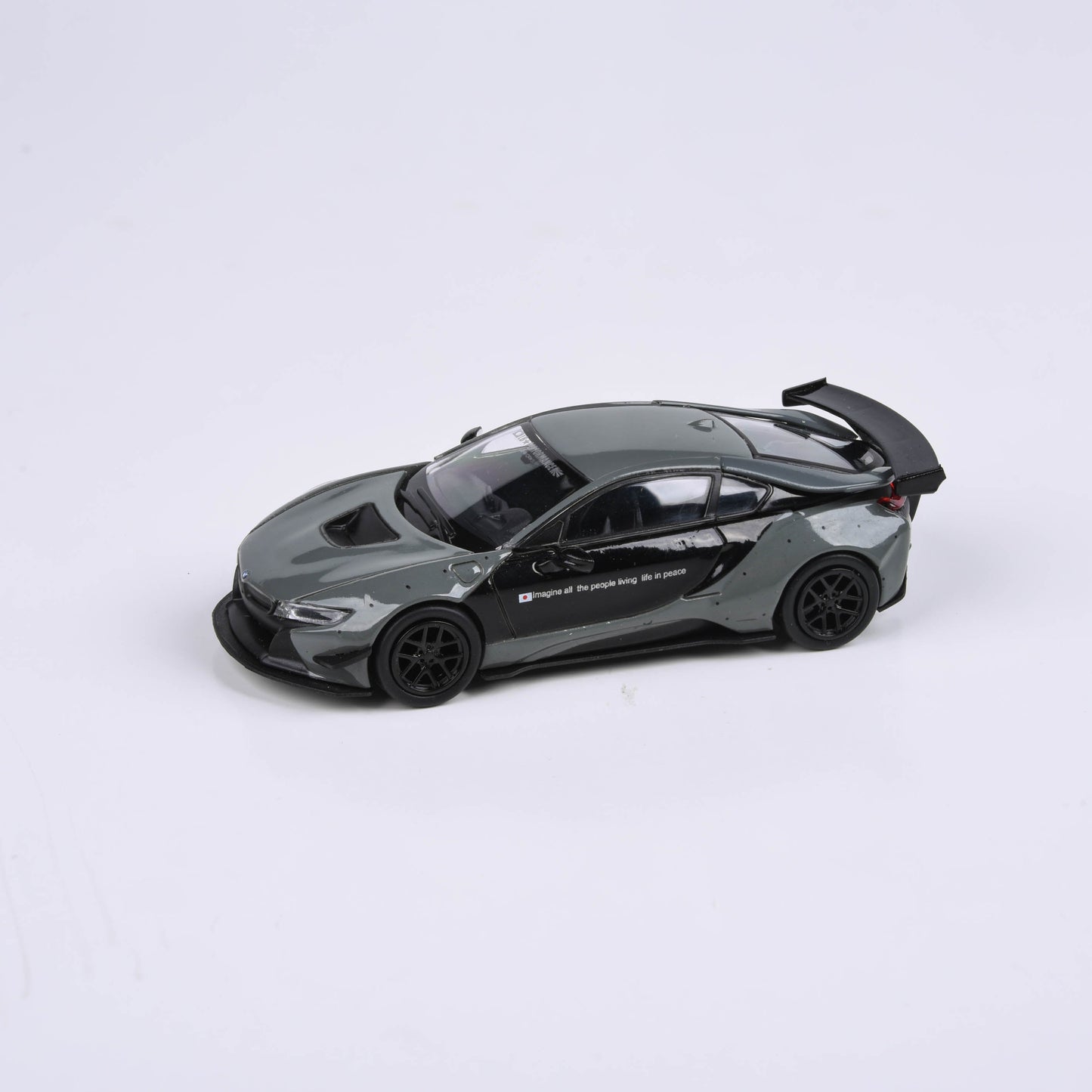 1:64 Liberty Walk BMW i8 Peppermint Green & Black / Black & Grey