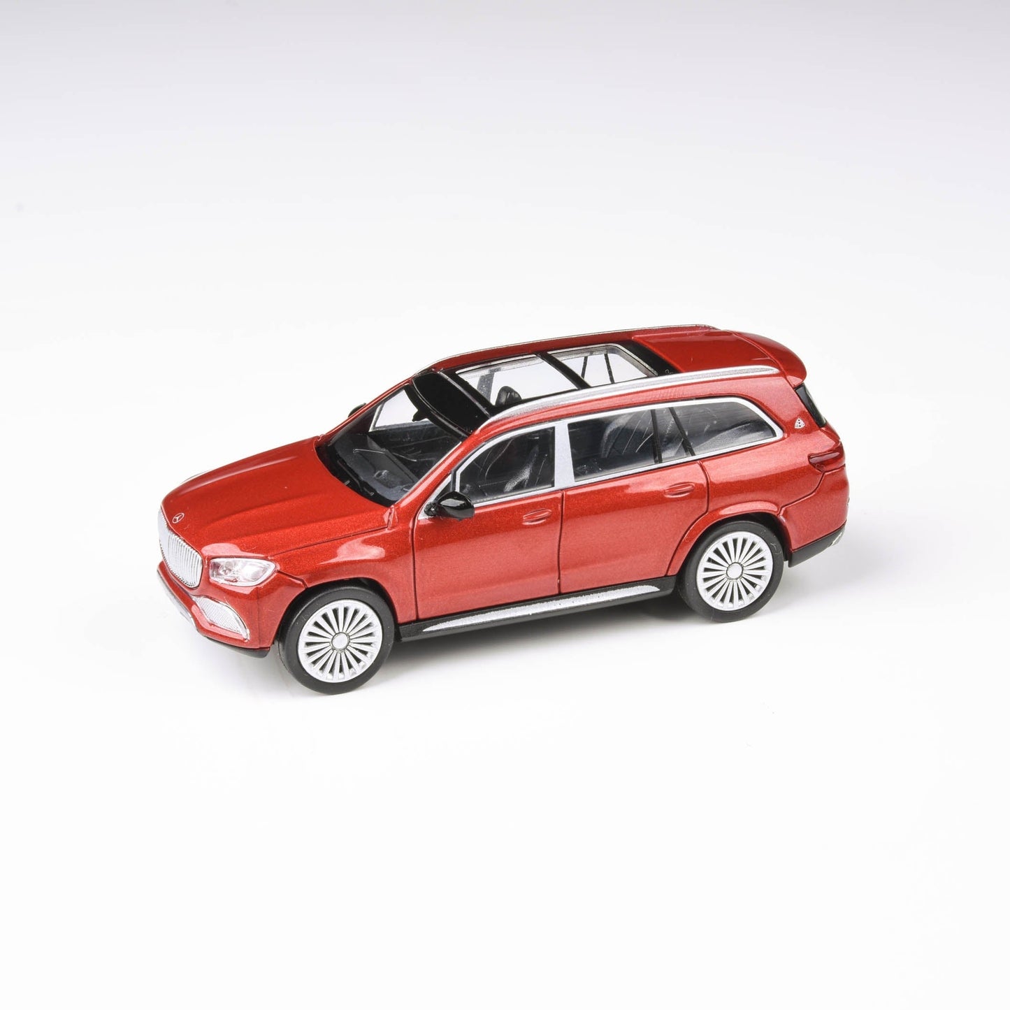 1:64 Mercedes-Maybach GLS 600 Red / Black over White