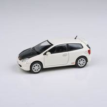 Load image into Gallery viewer, 1:64 Honda 2001 Civic Type R EP3 - White w/ Carbon Parts
