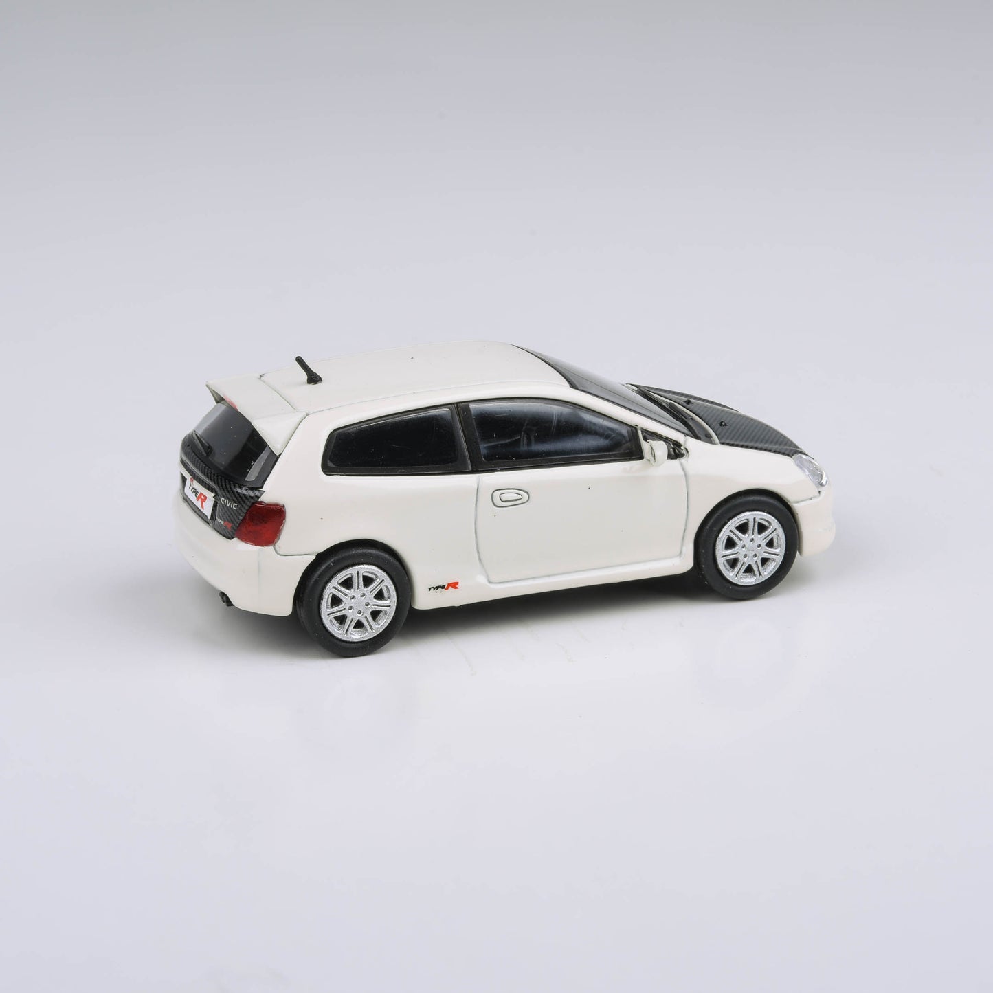 1:64 Honda 2001 Civic Type R EP3 - White w/ Carbon Parts