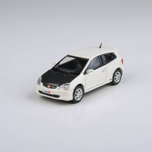 Load image into Gallery viewer, 1:64 Honda 2001 Civic Type R EP3 - White w/ Carbon Parts
