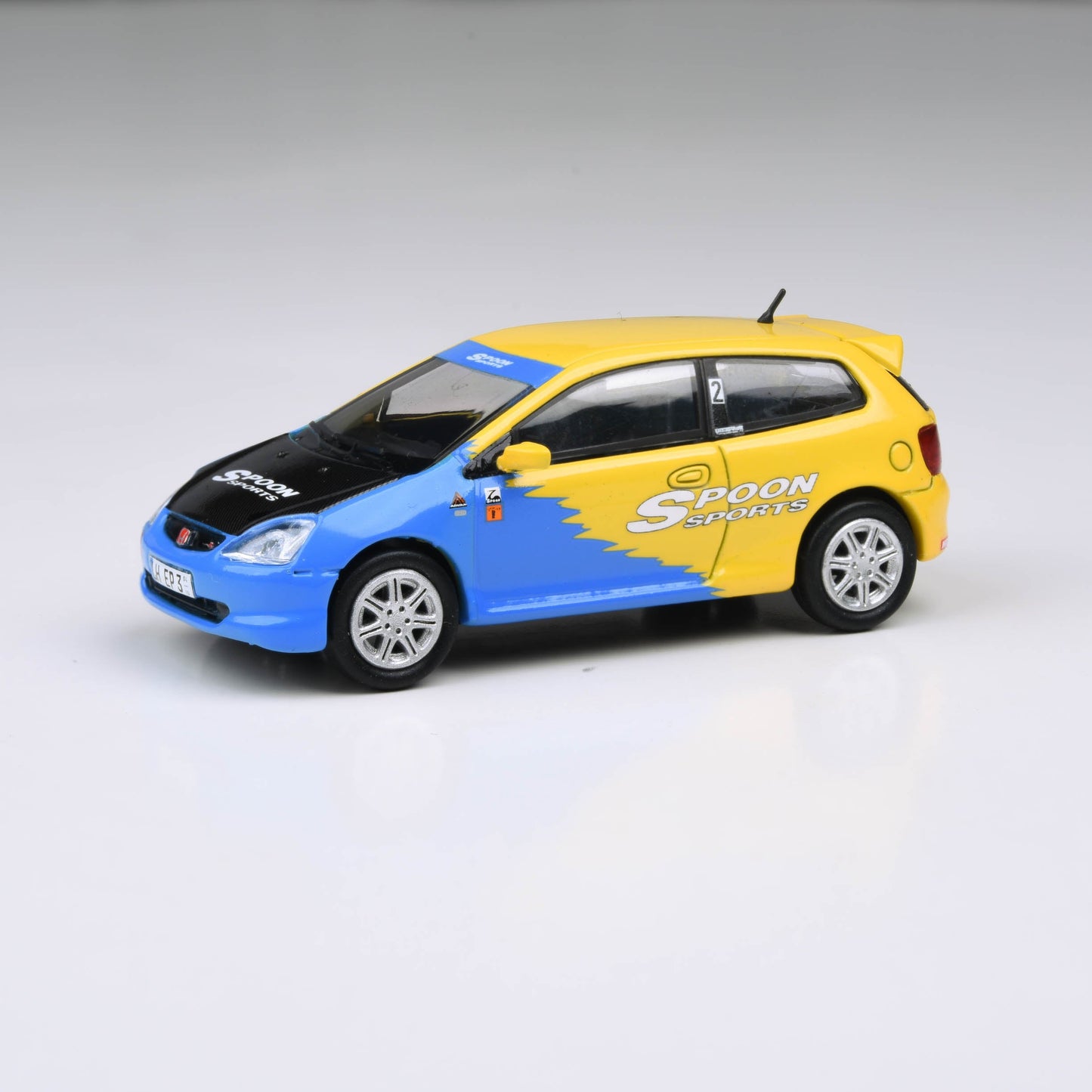 1:64 Honda 2001 Civic Type R EP3 - Spoon Livery / BTCC Honda Racing