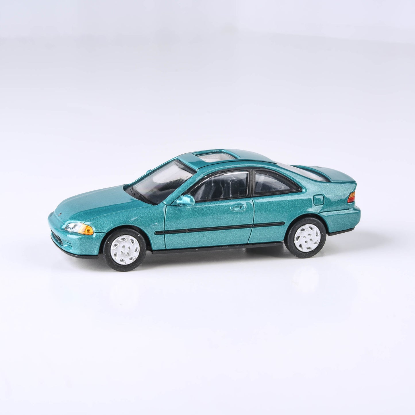 1:64 1995 Honda Civic Coupe EJ1 - Black / Aztec Green