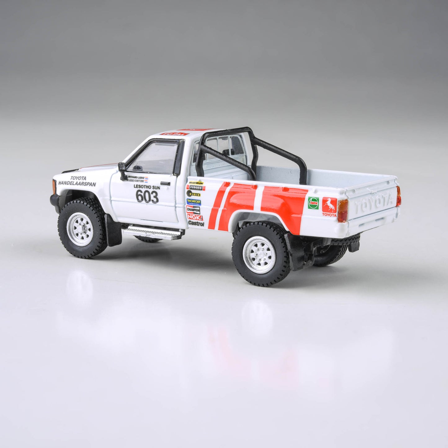 1:64 Toyota Hilux 1993 Roof of Africa Toyota Dealer Team