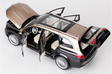 Load image into Gallery viewer, 1:18 Scale 2020 Mercedes-Maybach GLS 600 - Silver / Gold over Black
