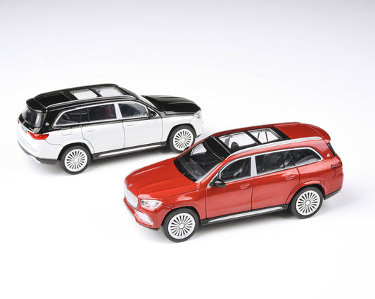 1:64 Mercedes-Maybach GLS 600 Red / Black over White