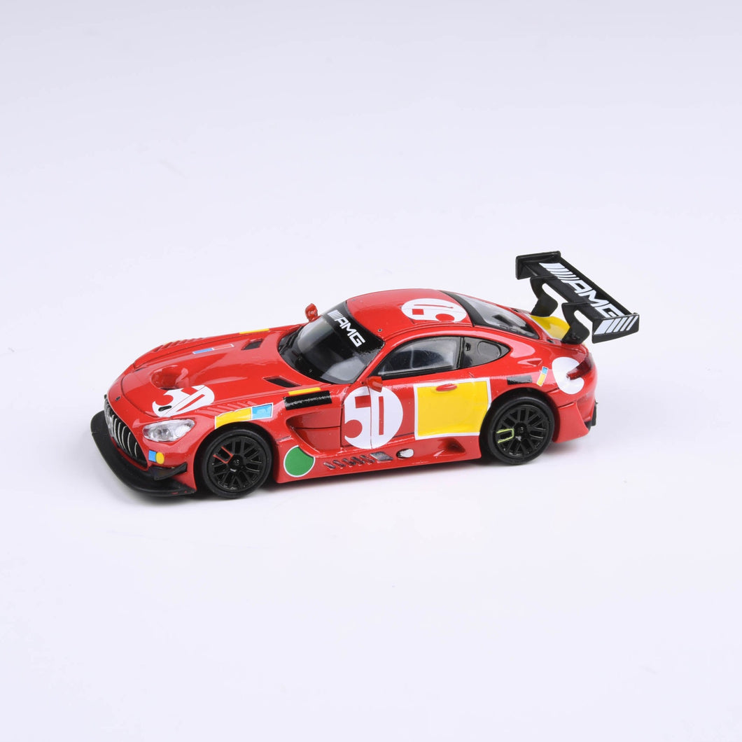 1:64 2020 Mercedes-AMG GT3 Evo - 2022 Spa 50th Anniversary Red Pig Livery