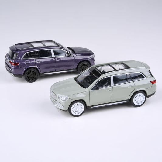1:64 Mercedes-Maybach GLS 600 Nardo Grey / Purple