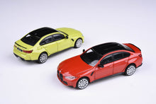 Load image into Gallery viewer, 1:64 BMW M3 (G80) Sao Paulo Yellow / Toronto Red
