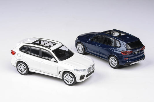 1:64 BMW X5 Mineral White / Tanzanite Blue