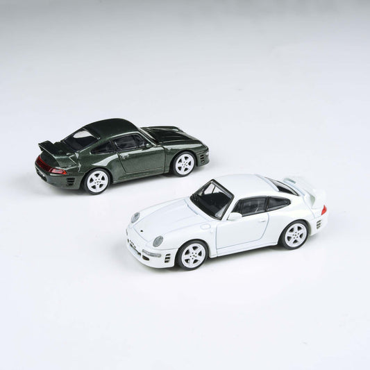 1:64 RUF CTR2 - Grand Prix White / Forest Green