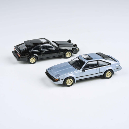 1:64 1984 Toyota Celica  Supra XX Black / Light Blue Metallic