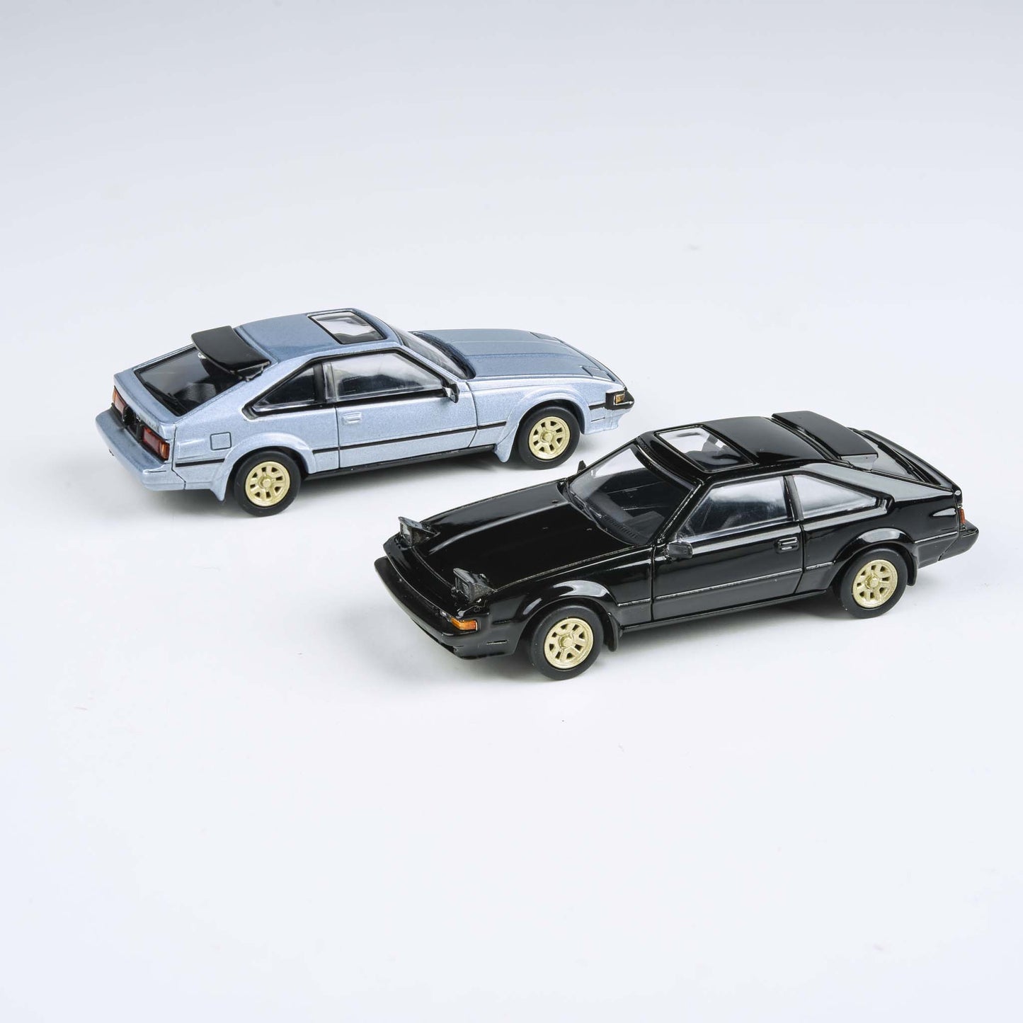 1:64 1984 Toyota Celica  Supra XX Black / Light Blue Metallic