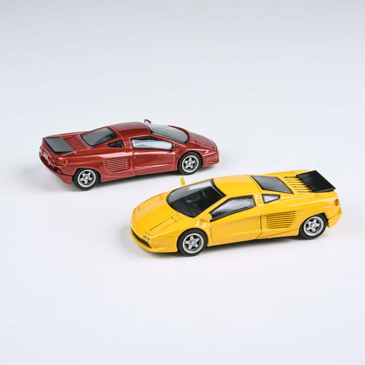 1:64 1991 Cizeta V16T  Rosso Diablo / Super Fly Yellow