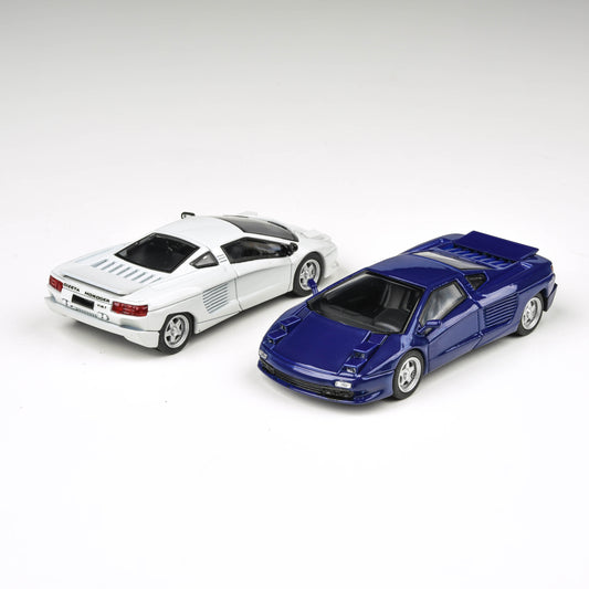 1:64 1991 Cizeta V16T  Pearlescent White  / Monterey Blue