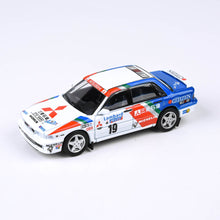 Load image into Gallery viewer, 1:64 Mitsubishi Galant VR-4 #19 WINNER RALLY LOMBARD RAC 1989
