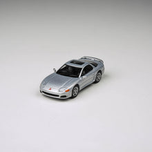 Load image into Gallery viewer, 1:64 Mitsubishi GTO 3000GT  Silver / Pyrenees Black
