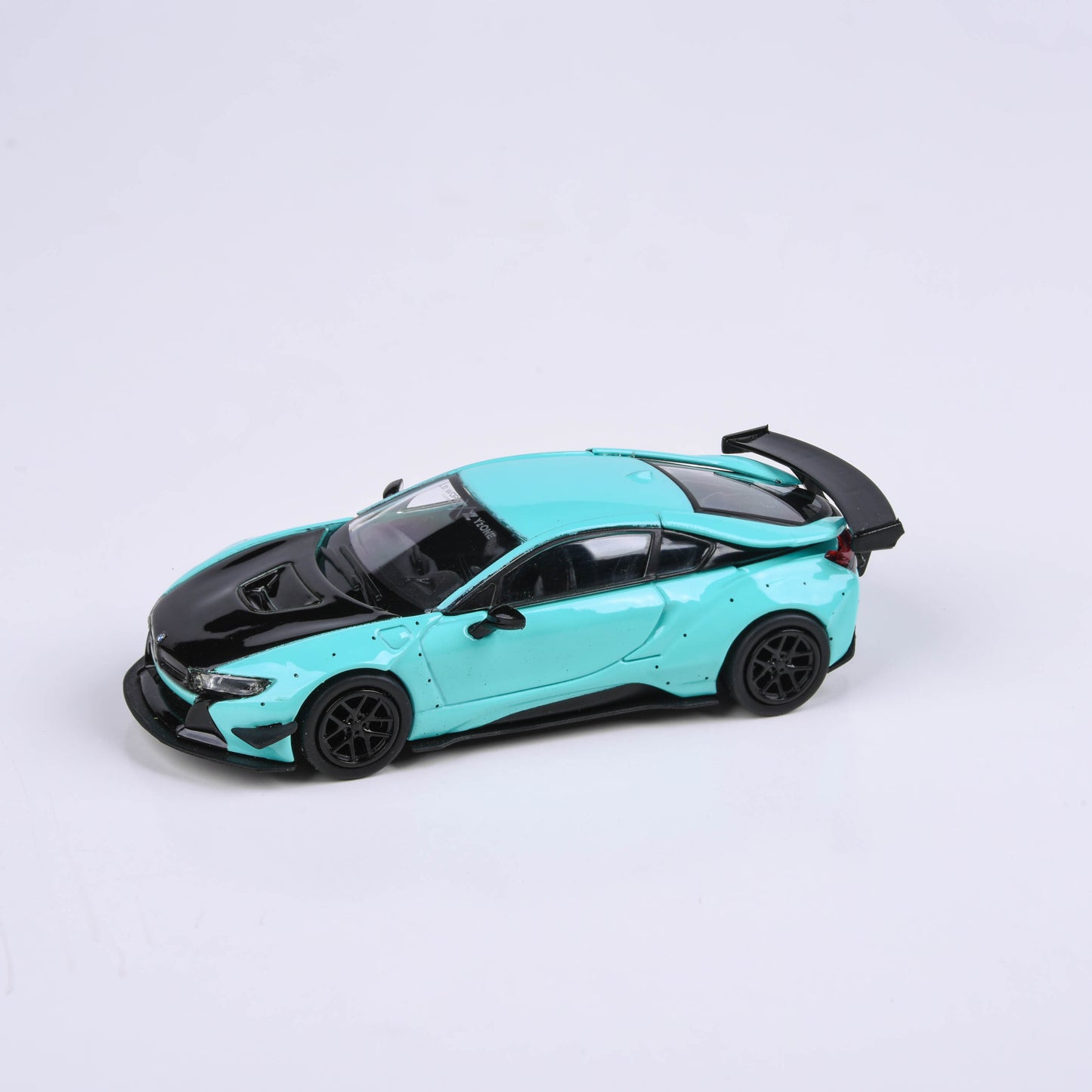 1:64 Liberty Walk BMW i8 Peppermint Green & Black / Black & Grey