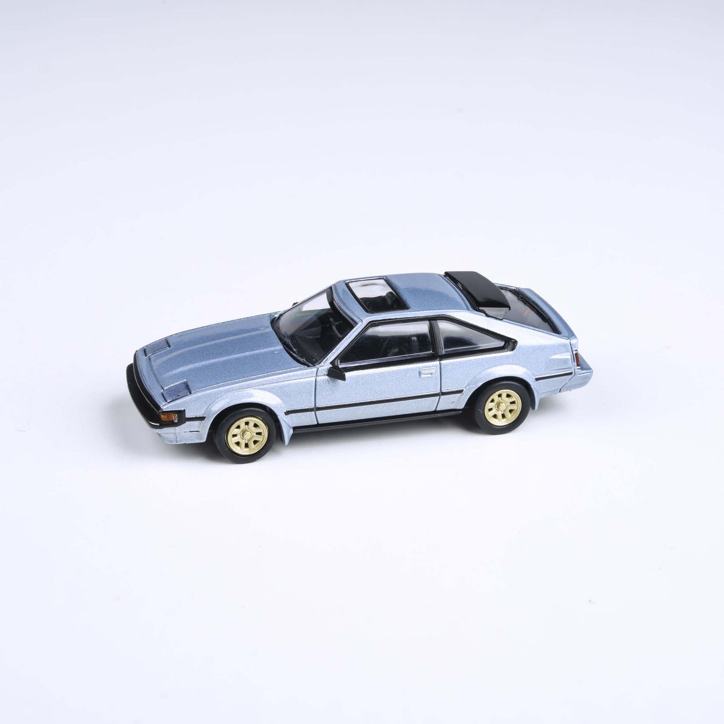 1:64 1984 Toyota Celica  Supra XX Black / Light Blue Metallic