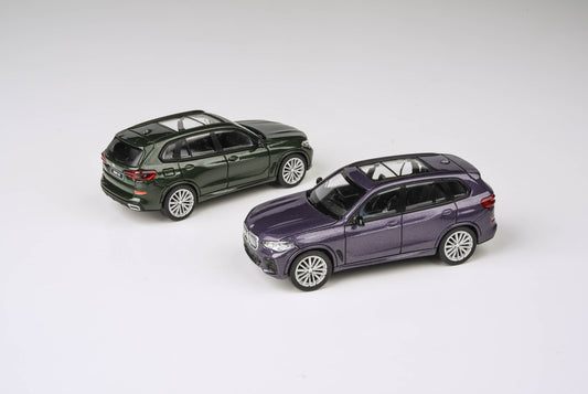 1:64 BMW X5 Daytona Violet / Verde Ermes