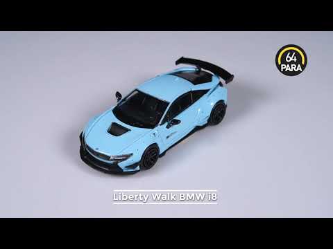 PARA64 - Liberty Walk LBWK BMW i8 - Purple with Gold Wheels